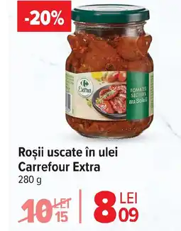Carrefour Roşii uscate în ulei Carrefour Extra Ofertă