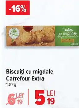 Carrefour Biscuiți cu migdale Carrefour Extra Ofertă