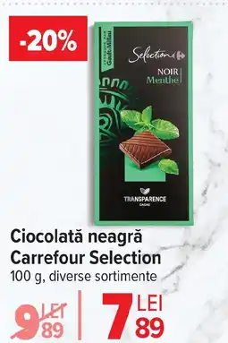 Carrefour Ciocolată neagră Carrefour Selection Ofertă