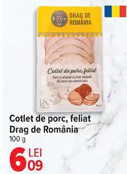 Carrefour Cotlet de porc, feliat Drag de România Ofertă