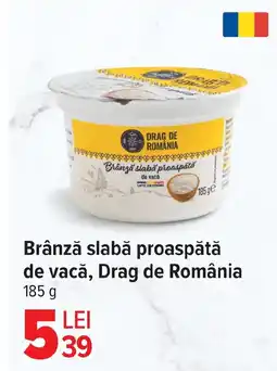 Carrefour Brânză slabă proaspătă de vacǎ, Drag de România Ofertă