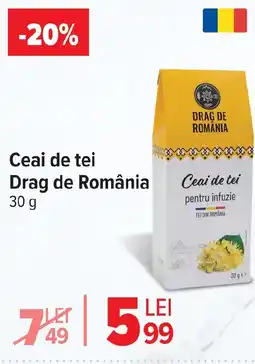 Carrefour Ceai de tei Drag de România Ofertă