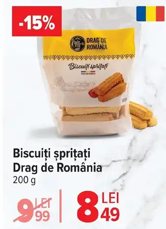 Carrefour Biscuiţi şprițați Drag de România Ofertă