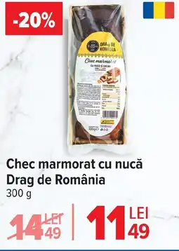 Carrefour Chec marmorat cu nucă Drag de România Ofertă