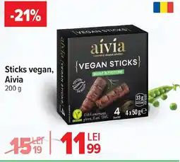 Carrefour Sticks vegan, Aivia Ofertă