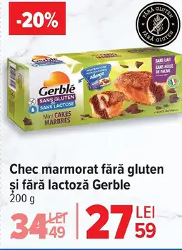 Carrefour Chec marmorat fără gluten si fără lactoză Gerble Ofertă
