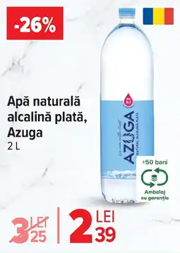 Carrefour Apă naturală alcalină plată, Azuga Ofertă