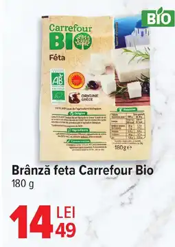 Carrefour Brânză feta Carrefour Bio Ofertă