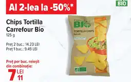 Carrefour Chips Tortilla Carrefour Bio Ofertă