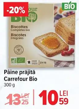 Carrefour Pâine prăjită Carrefour Bio Ofertă