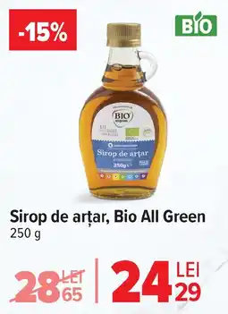 Carrefour Sirop de artar, Bio All Green Ofertă
