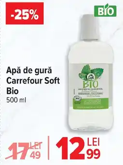 Carrefour Apă de gură Carrefour Soft Bio Ofertă