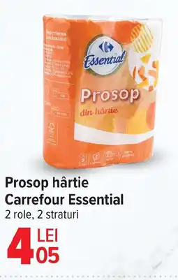 Carrefour Prosop hârtie Carrefour Essential Ofertă