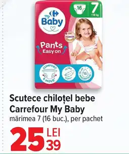 Carrefour Scutece chiloţel bebe Carrefour My Baby Ofertă