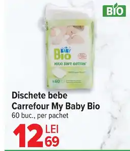 Carrefour Dischete bebe Carrefour My Baby Bio Ofertă