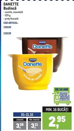 Metro DANETTE Budincǎ Ofertă