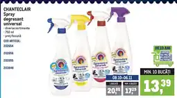 Metro CHANTECLAIR Spray degresant universal Ofertă