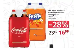 Selgros COCA COLA / FANTA Băutură răcoritoare carbogazoasă Ofertă