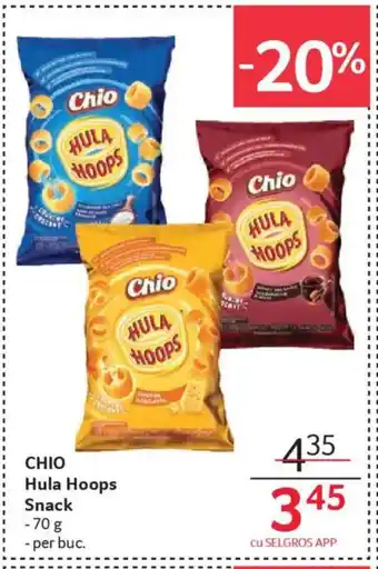 Selgros CHIO Hula Hoops Snack Ofertă
