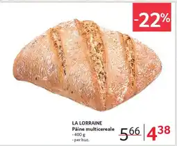 Selgros LA LORRAINE Pâine multicereale Ofertă