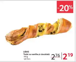 Selgros LIDAS Twist cu vanilie și ciocolată Ofertă