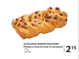Selgros Schulstadt Bakery Solutions Foietaj cu sirop de arțar și nuci pecan Ofertă