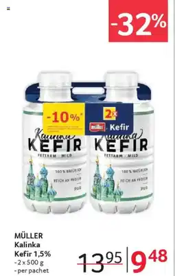 Selgros MÜLLER Kalinka Kefir 1,5% Ofertă