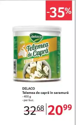 Selgros DELACO Telemea de capră în saramură Ofertă