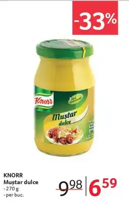 Selgros KNORR Muştar dulce Ofertă