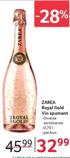 Selgros ZAREA Royal Gold Vin spumant Ofertă