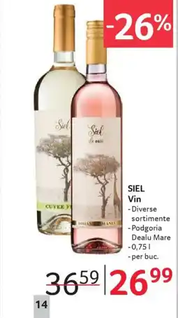 Selgros SIEL Vin Ofertă