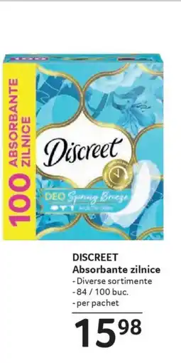 Selgros DISCREET Absorbante zilnice Ofertă