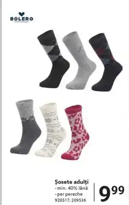 Selgros BOLERO Şosete adulți Ofertă