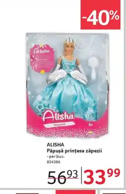 Selgros ALISHA Păpuşă prințesa zăpezii Ofertă
