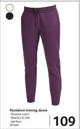 Selgros Pantaloni trening damǎ Ofertă