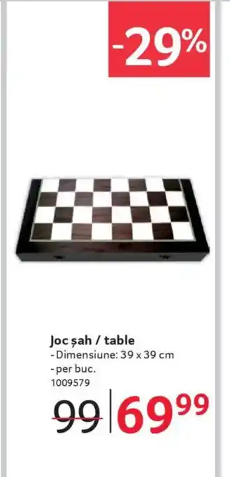 Selgros Joc şah / table Ofertă