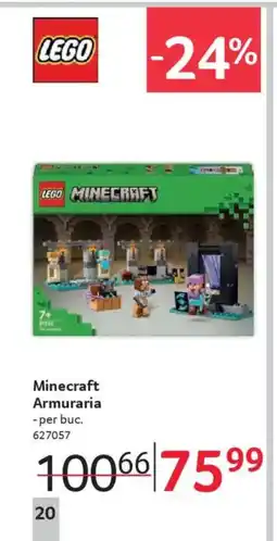 Selgros LEGO Minecraft Armuraria Ofertă