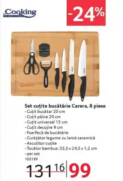 Selgros Set cuțite bucătărie Carera Ofertă