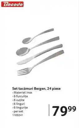 Selgros Set tacâmuri Bergen Ofertă