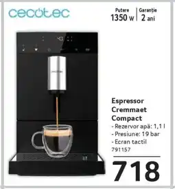 Selgros Espressor Cremmaet Compact Ofertă