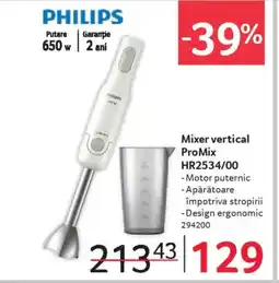 Selgros PHILIPS Mixer vertical ProMix HR2534/00 Ofertă