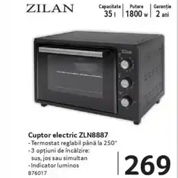 Selgros Cuptor electric ZLN8887 Ofertă