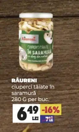 Annabella RÂURENI ciuperci tăiate în saramurǎ Ofertă