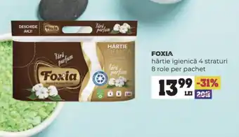 Annabella FOXIA hârtie igienicǎ 4 straturi Ofertă