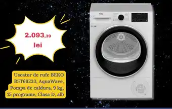 Media Galaxy Uscator de rufe BEKO B5T69233 Ofertă