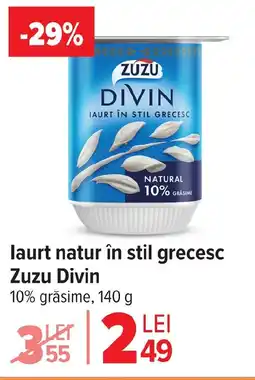 Carrefour Market laurt natur în stil grecesc Zuzu Divin Ofertă