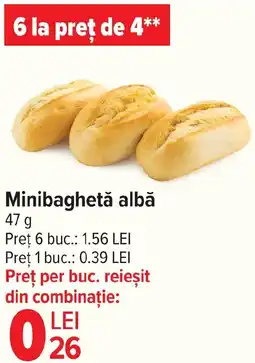 Carrefour Market Minibaghetă albă Ofertă