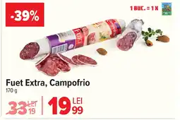 Carrefour Market Fuet Extra, Campofrio Ofertă