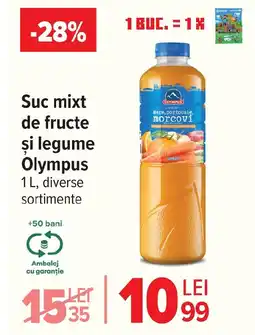 Carrefour Market Suc mixt de fructe şi legume Olympus Ofertă
