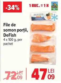 Carrefour Market File de somon porții, DeFish Ofertă